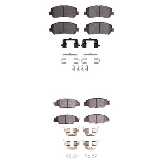 R1 Concepts® - Optimum OEp Front and Rear Brake Pad Set
