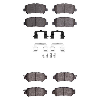 R1 Concepts® - Optimum OEp Front and Rear Brake Pad Set