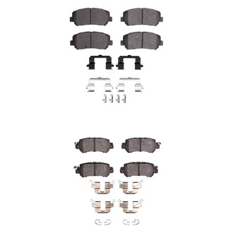 R1 Concepts® - Optimum OEp Front and Rear Brake Pad Set