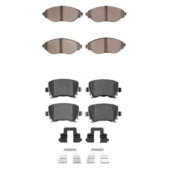 R1 Concepts® - Optimum OEp Front and Rear Brake Pad Set