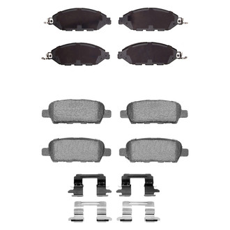 R1 Concepts® - Optimum OEp Front and Rear Brake Pad Set