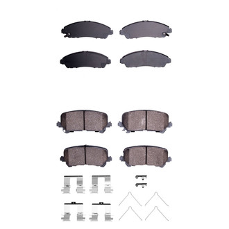 R1 Concepts® - Optimum OEp Front and Rear Brake Pad Set