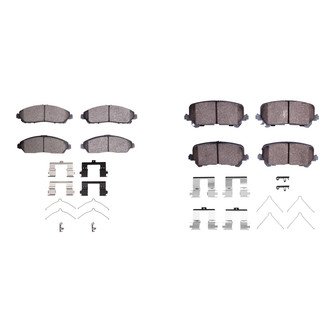 R1 Concepts® - Optimum OEp Front and Rear Brake Pad Set