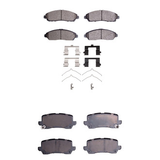 R1 Concepts® - Optimum OEp Front and Rear Brake Pad Set