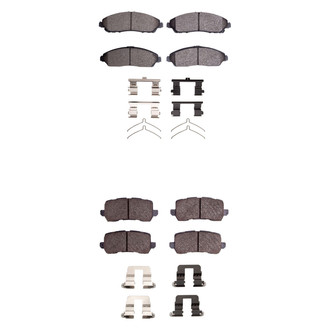 R1 Concepts® - Optimum OEp Front and Rear Brake Pad Set