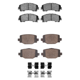 R1 Concepts® - Optimum OEp Front and Rear Brake Pad Set