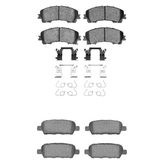 R1 Concepts® - Optimum OEp Front and Rear Brake Pad Set