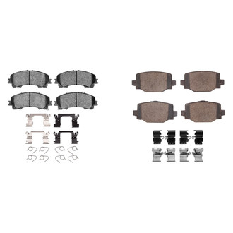 R1 Concepts® - Optimum OEp Front and Rear Brake Pad Set