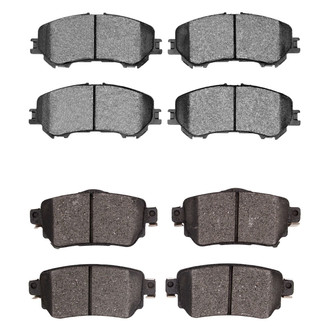 R1 Concepts® - Optimum OEp Front and Rear Brake Pad Set