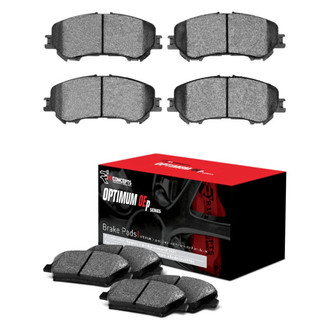R1 Concepts® - Optimum OEp Front and Rear Brake Pad Set