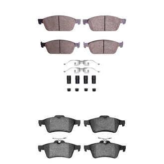 R1 Concepts® - Optimum OEp Front and Rear Brake Pad Set