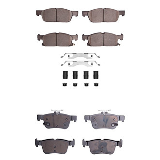 R1 Concepts® - Optimum OEp Front and Rear Brake Pad Set