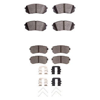 R1 Concepts® - Optimum OEp Front and Rear Brake Pad Set