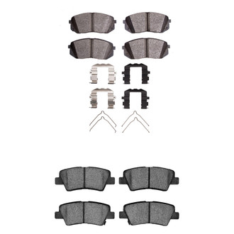 R1 Concepts® - Optimum OEp Front and Rear Brake Pad Set