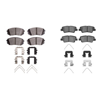 R1 Concepts® - Optimum OEp Front and Rear Brake Pad Set