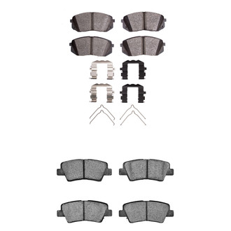 R1 Concepts® - Optimum OEp Front and Rear Brake Pad Set