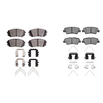 R1 Concepts® - Optimum OEp Front and Rear Brake Pad Set