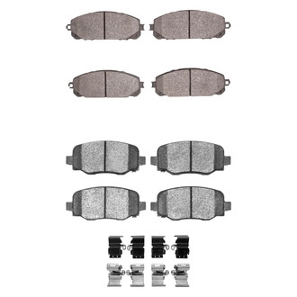 R1 Concepts® - Optimum OEp Front and Rear Brake Pad Set