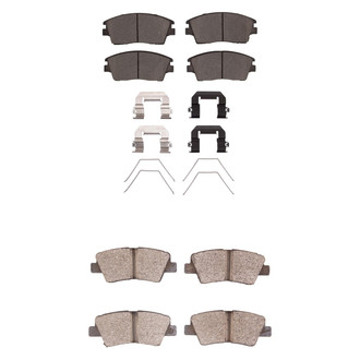 R1 Concepts® - Optimum OEp Front and Rear Brake Pad Set