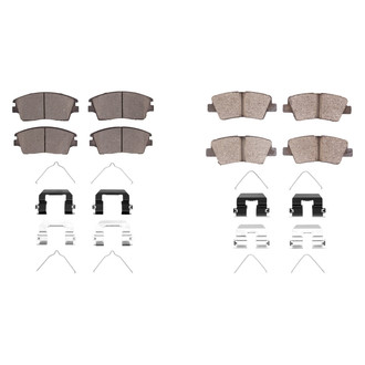 R1 Concepts® - Optimum OEp Front and Rear Brake Pad Set