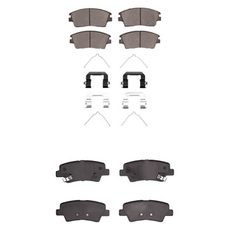 R1 Concepts® - Optimum OEp Front and Rear Brake Pad Set