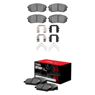 R1 Concepts® - Optimum OEp Front and Rear Brake Pad Set