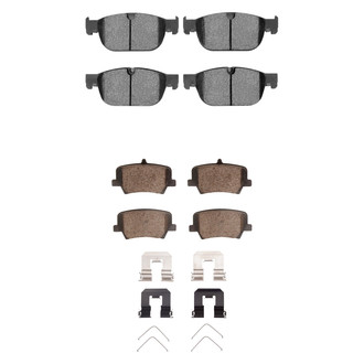 R1 Concepts® - Optimum OEp Front and Rear Brake Pad Set