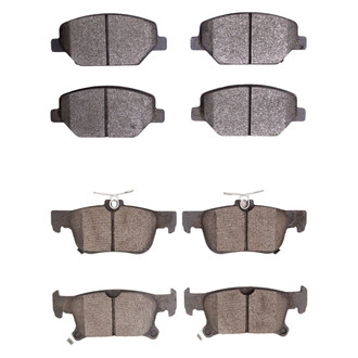 R1 Concepts® - Optimum OEp Front and Rear Brake Pad Set