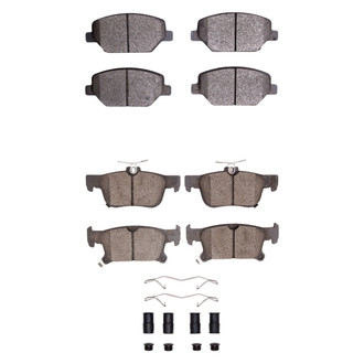 R1 Concepts® - Optimum OEp Front and Rear Brake Pad Set