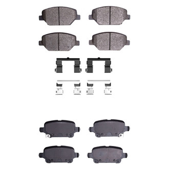 R1 Concepts® - Optimum OEp Front and Rear Brake Pad Set