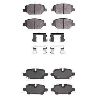 R1 Concepts® - Optimum OEp Front and Rear Brake Pad Set