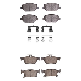 R1 Concepts® - Optimum OEp Front and Rear Brake Pad Set