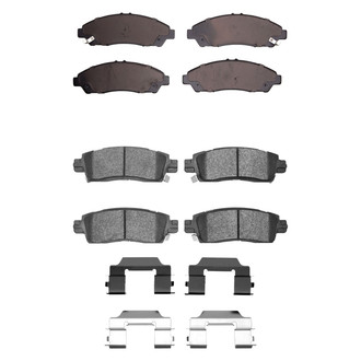 R1 Concepts® - Optimum OEp Front and Rear Brake Pad Set