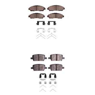 R1 Concepts® - Optimum OEp Front and Rear Brake Pad Set