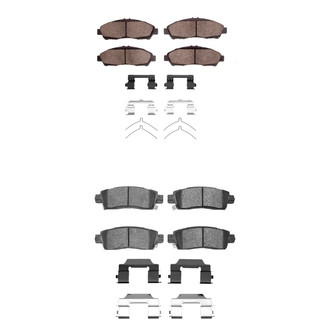 R1 Concepts® - Optimum OEp Front and Rear Brake Pad Set