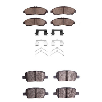 R1 Concepts® - Optimum OEp Front and Rear Brake Pad Set