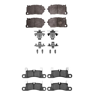 R1 Concepts® - Optimum OEp Front and Rear Brake Pad Set
