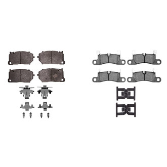 R1 Concepts® - Optimum OEp Front and Rear Brake Pad Set
