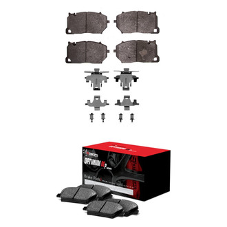 R1 Concepts® - Optimum OEp Front and Rear Brake Pad Set