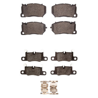 R1 Concepts® - Optimum OEp Front and Rear Brake Pad Set