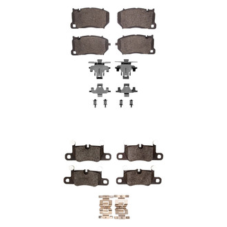 R1 Concepts® - Optimum OEp Front and Rear Brake Pad Set