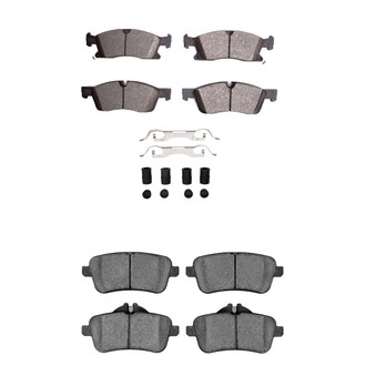R1 Concepts® - Optimum OEp Front and Rear Brake Pad Set