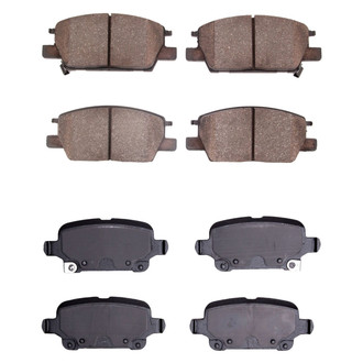 R1 Concepts® - Optimum OEp Front and Rear Brake Pad Set