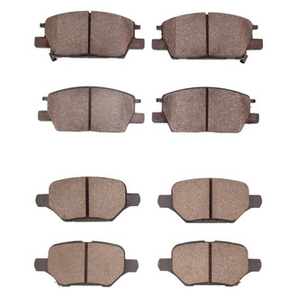 R1 Concepts® - Optimum OEp Front and Rear Brake Pad Set