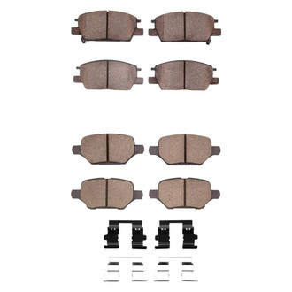 R1 Concepts® - Optimum OEp Front and Rear Brake Pad Set