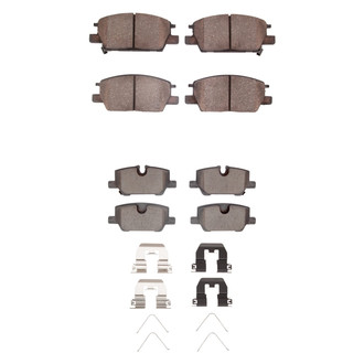 R1 Concepts® - Optimum OEp Front and Rear Brake Pad Set