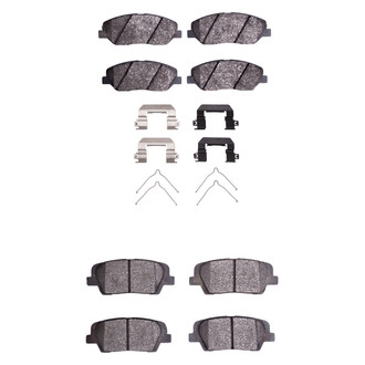 R1 Concepts® - Optimum OEp Front and Rear Brake Pad Set