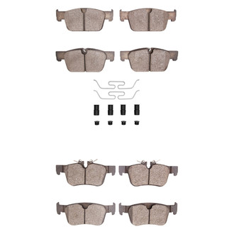 R1 Concepts® - Optimum OEp Front and Rear Brake Pad Set