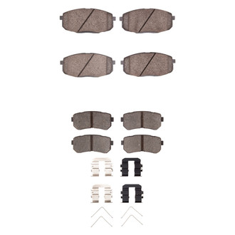 R1 Concepts® - Optimum OEp Front and Rear Brake Pad Set