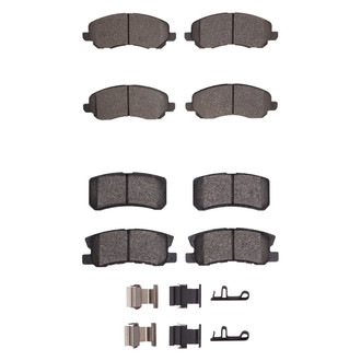 R1 Concepts® - Optimum OEp Front and Rear Brake Pad Set
